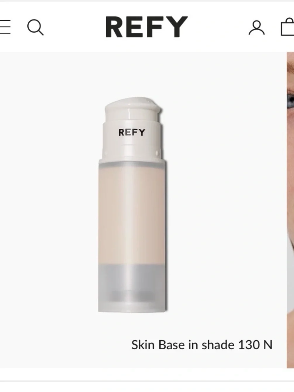 REFY skin base tint - 130N Light Neutral